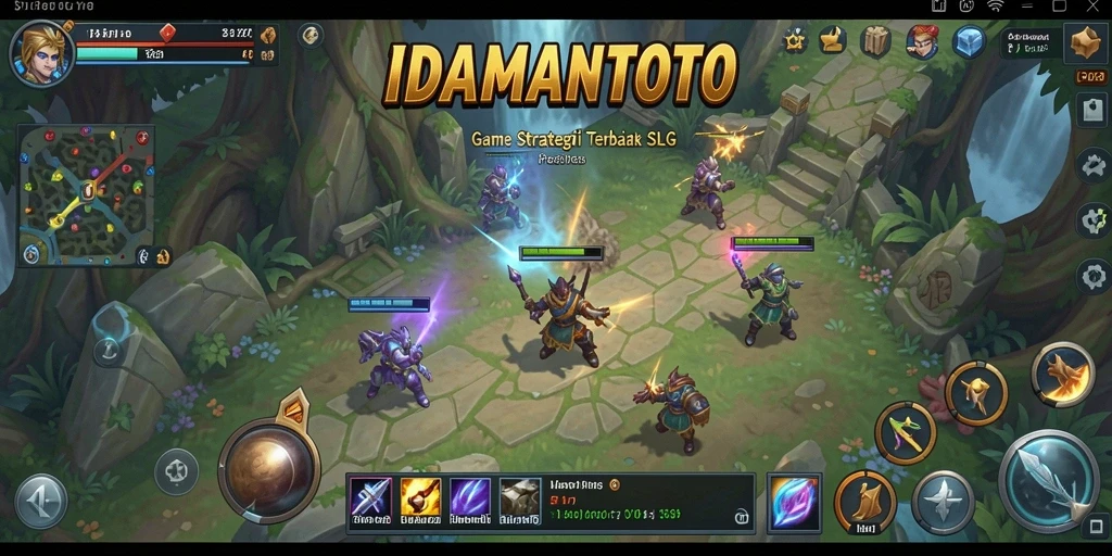 Gameplay menegangkan dan penuh strategi dari IDAMANTOTO.