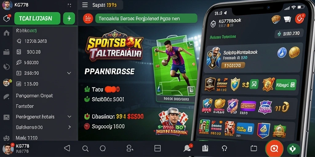 Tampilan menarik dari gameplay taruhan olahraga di KG778.