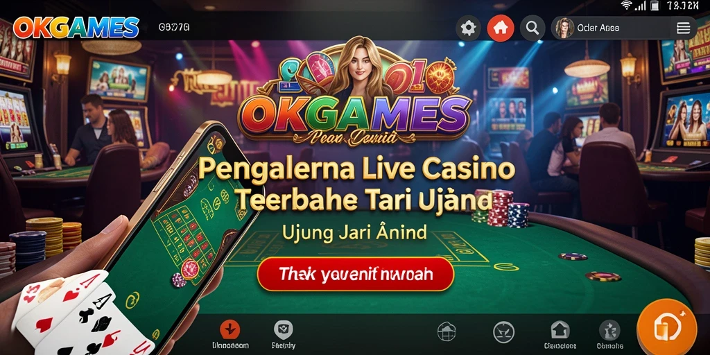 Tampilan gameplay Live Casino yang menegangkan dan interaktif.