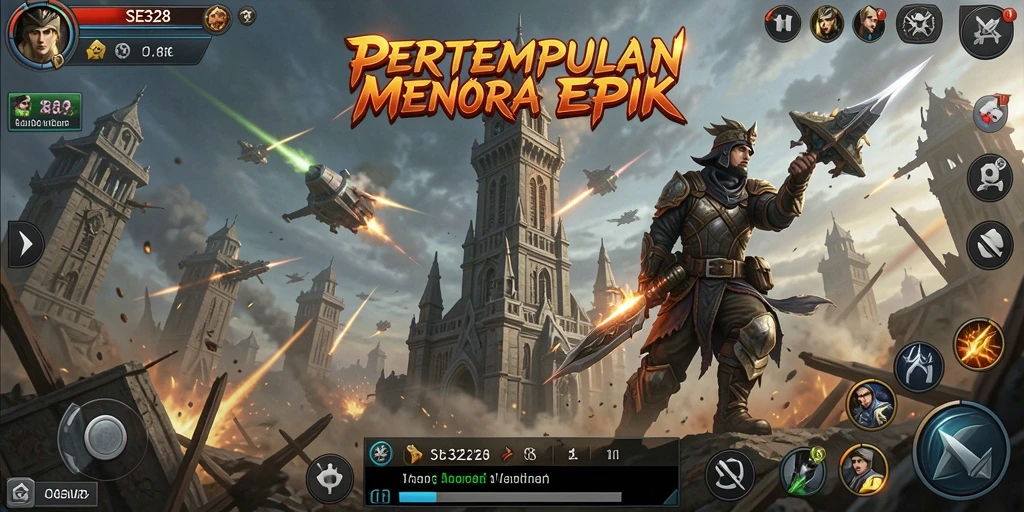 Gameplay seru dari SE328 dalam genre Tower Defense.