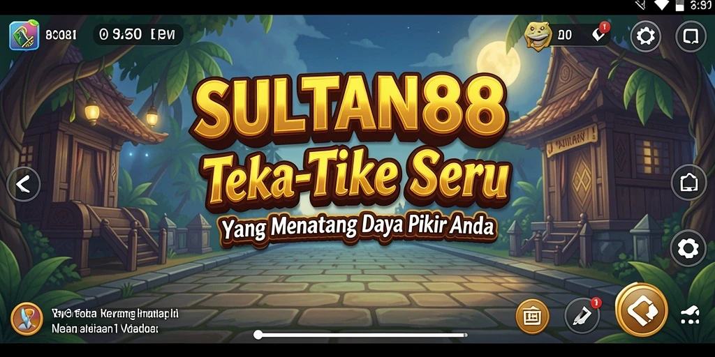 Tampilan gameplay menantang di SULTAN88 dengan teka-teki yang menarik.